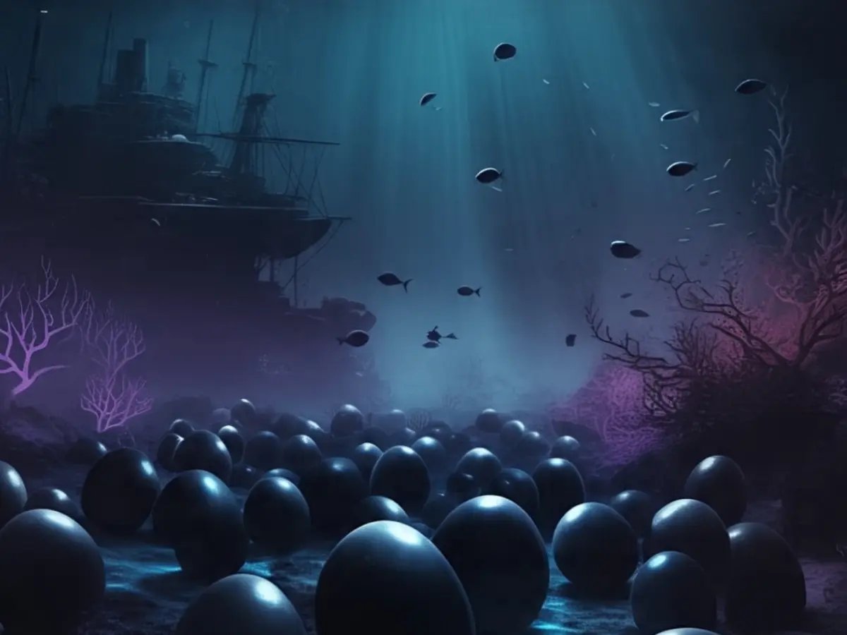 Scientists stumbled upon four pitch-black eggs 20,000 feet below ocean. They turned out to be...