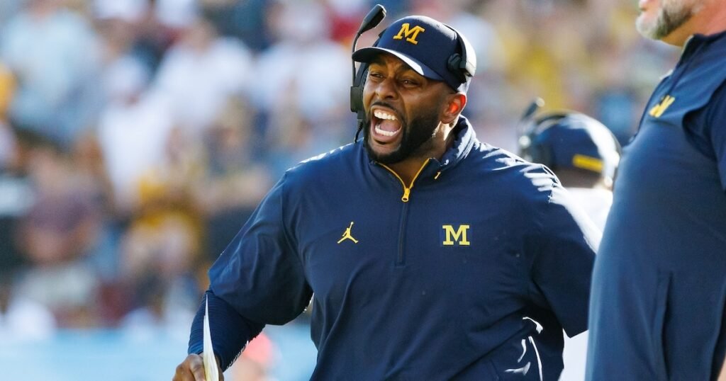 Michigan football coach Sherrone Moore is entering his second season at the helm. Matt Pendleton-Imagn Images