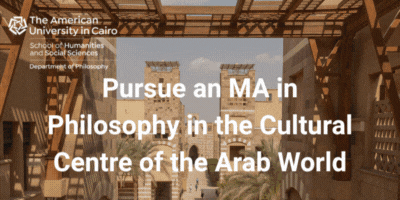 MA in Philosophy at the American University of Cairo